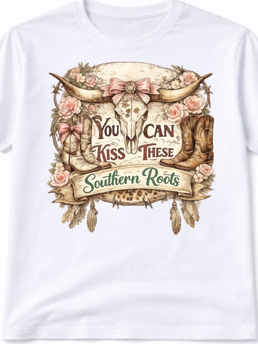 Southern Roots Western Graphic T Shirt Trendy Boutique Style Tee Womens Tops